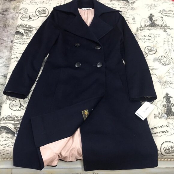 Fleurette Double Breasted Wool Princess Coat - Picture 6 of 9